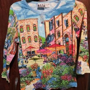 Multicolor Cityscape Shirt